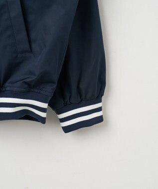 WEGO 【ユニセックス着用ITEM】フードワッペンスタジャン ネイビー