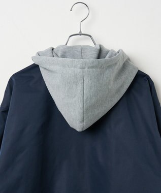WEGO 【ユニセックス着用ITEM】フードワッペンスタジャン ネイビー