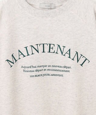 ANY 【UVケア/洗濯機可】ロゴスウェットプルオーバー グレー