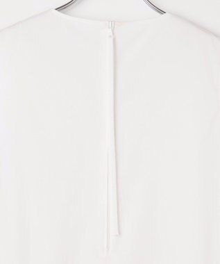 #Newans タックフリルヘムシャツ ホワイト