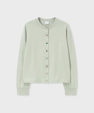  ラッキーチャームボタン カーディガン