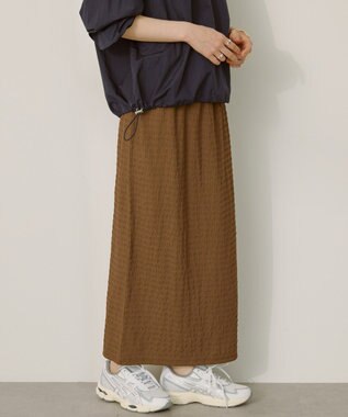 AMERICAN HOLIC シャーリングナロースカート Brown