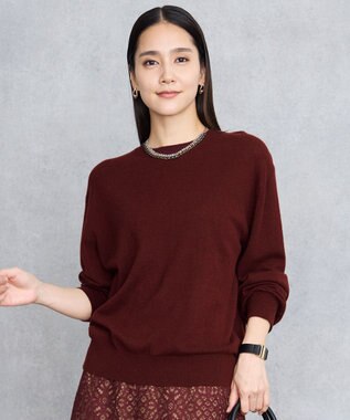 【カタログ掲載】ファインウールカシミヤクルーネック ニット