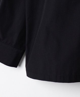 WEGO ブロードダブルZIPシャツ（LS） ブラック