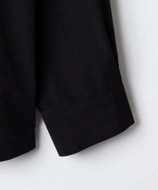 WEGO ブロードダブルZIPシャツ（LS） ブラック