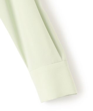 ICB 【WEB限定カラーあり・速乾・洗える】BackSatinAmunzen スカーフタイブラウス ヘイズグリーン系