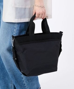 LeSportsac BUCKET TOTE/リサイクルドブラックJP リサイクルドブラックJP