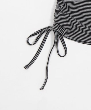 WEGO サイドリボンカットジップパーカー 柄1