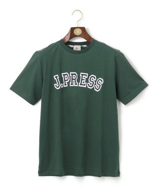 J.PRESS MEN アーチロゴ Tシャツ グリーン系