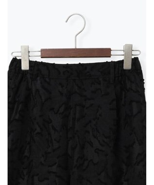 Te chichi カットジャガードパンツ(セットアップ可) ブラック