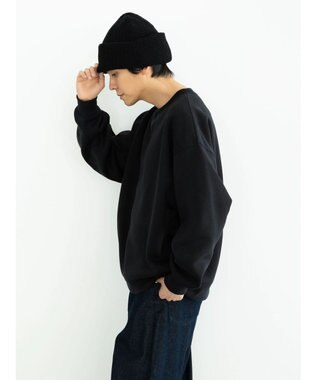 CRAFT STANDARD BOUTIQUE ニットフリーススウェット Black