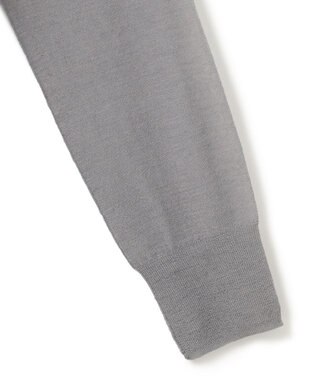 BEIGE， 【洗える・Oggi 10月号掲載】CADDO / シアーウールカーディガン Md.Gray