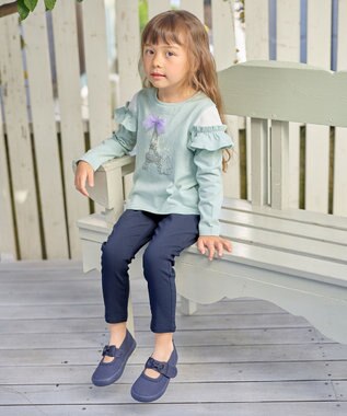 ANY KIDS 7days ドリームストレッチ パンツ ネイビー