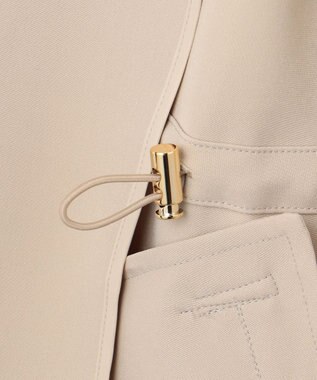 ANY SIS S 【撥水・UVカット・洗える】フーデットロング コート ライトベージュ