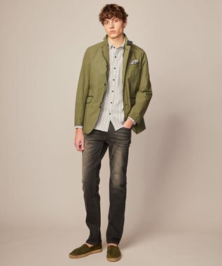 JOSEPH ABBOUD 【サスティナブル加工/ストレッチ】 オゾンストレッチ デニム グレー系