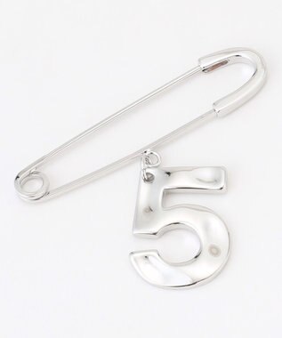 ICB 5cityブローチ シルバー系