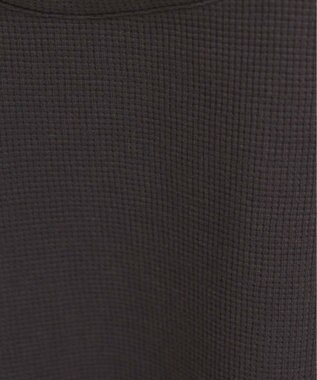 WEGO 【ANGIE VINTAGE】ワッフルフェイクレーヤードタンクトップ ブラック中濃色