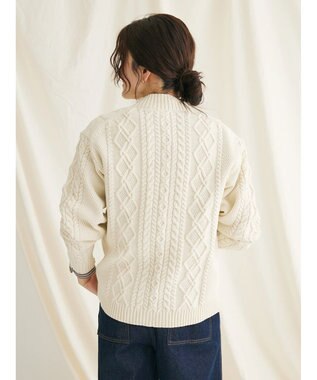 CRAFT STANDARD BOUTIQUE リサイクルポリエステルヘンリーネックプルオーバー Ivory