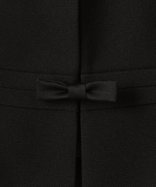 組曲 NOIR 【洗える】ウォッシャブルストレッチバーズアイ　ジャケット＋ワンピース ブラック系