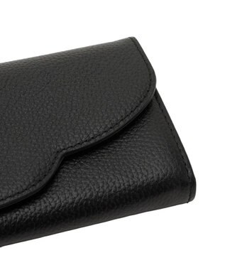 CLATHAS ペルル かぶせ長財布 ブラック