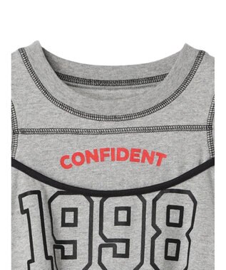 Green Parks ＥＧＯＩＳＴ　肩開きロゴ長袖プルオーバー Gray