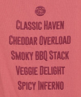 AMERICAN HOLIC ロゴ刺繍ノースリーブプルオーバー Orange