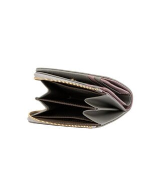 LANVIN en Bleu リュクサンブールカラー 二つ折りLファスナー財布 グレー