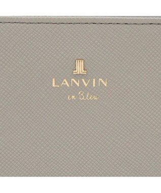 LANVIN en Bleu リュクサンブールカラー 二つ折りLファスナー財布 グレー