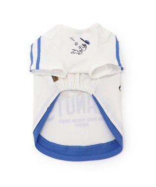 PET PARADISE スヌーピー Tシャツ 《ファインプレー柄》 白 小型犬 ファインプレー柄