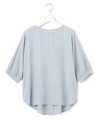 J.PRESS YORK STREET 【WOMEN】ワッシャードルマン ブラウス ダルブルー系