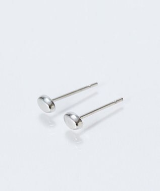 Phoebe 【金属アレルギー対応】メタルビーンズピアス　シルバー/サージカルステンレス シルバー