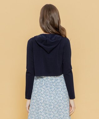 TOCCA 【洗える！】LADY BIRD フーディーボレロ ネイビー系