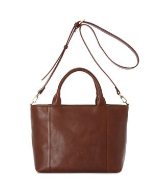 IBIZA カンビアール　牛革　2WAYバッグ 濃茶