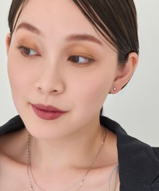 Phoebe 【金属アレルギー対応】メタルビーンズピアス　シルバー/サージカルステンレス シルバー