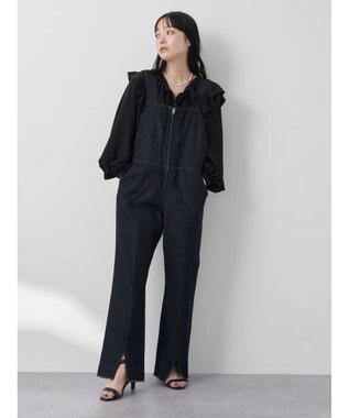 earth music&ecology オーバーオールデニム Dark Indigo