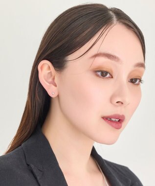 Phoebe 【金属アレルギー対応】メタルビーンズピアス　シルバー/サージカルステンレス シルバー