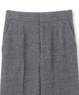 BEIGE， MILLAM / フェイクレザーパッチワイドパンツ Md Gray