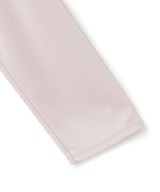 ICB L 【洗える】トリアセサテンスムース ボウタイ風プルオーバー パールグレー系