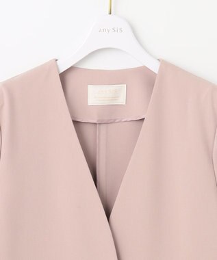ANY SIS カラーレスライト コート ピンク