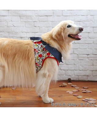 PET PARADISE スヌーピー ベストハーネス 《ペア柄》　Ｌ -