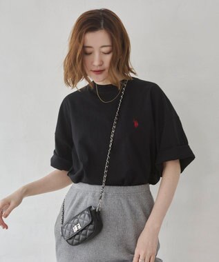 WEGO 【ユニセックス着用ITEM】別注USPOLO　ヘビーウエイトBIGT（S） ブラック