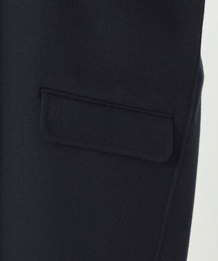 23区 【R(アール)】ウールリバー チェスター コート ネイビー系