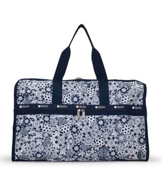 LeSportsac DELUXE LG WEEKENDER/フローラルレースネイビー フローラルレースネイビー