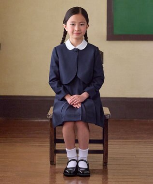 MIKI HOUSE HOT BISCUITS 【ミキハウス】【100-140cm】 ピケ素材の長袖ブラウス 白