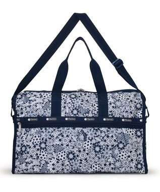 LeSportsac DELUXE LG WEEKENDER/フローラルレースネイビー フローラルレースネイビー