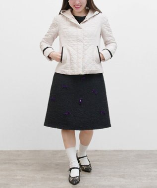 TOCCA LAURA キルティングショートコート ベージュ系