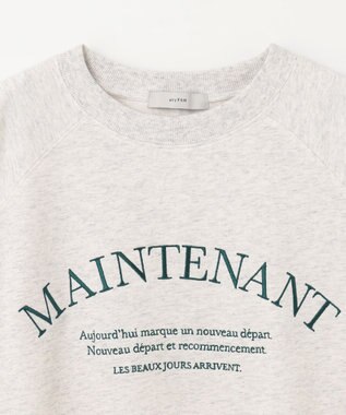 ANY L 【UVケア/洗濯機可】ロゴスウェットプルオーバー グレー