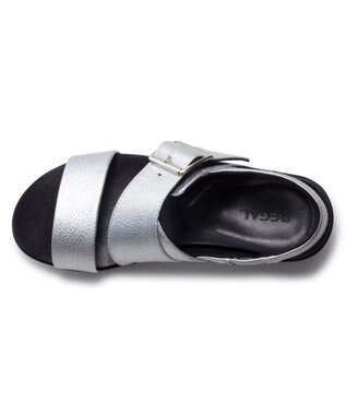 REGAL FOOT COMMUNITY 【リーガルレディース】F04S ベルトサンダル シルバー