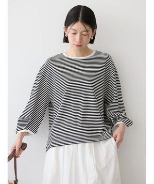 AMERICAN HOLIC ＵＶカット７分袖タックプルオーバー Border