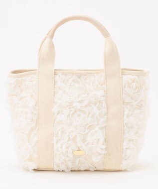 TOCCA IN THE GARDEN キャンバストートバッグ オフ系